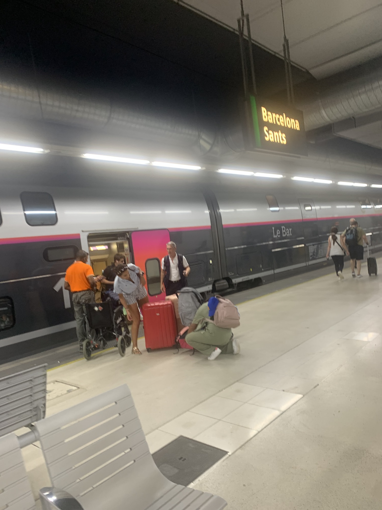 Lausanne-Barcelone en train