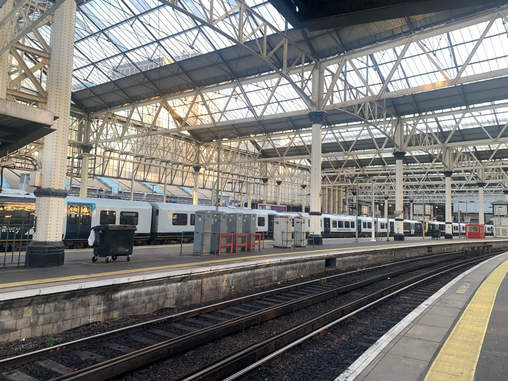 Une semaion de train en Grande-Bretagne